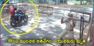 shocking road accident in mancherial district