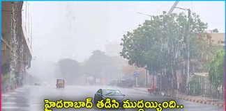 heavy rain lashes few places in hyderabad