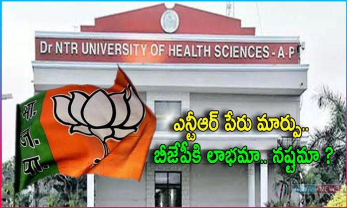 NTR Name Change Is BJP Gain or Loss?