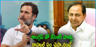 KCR's alliance with Congress.. So What is Rahul Gandhi Decision?