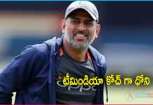MS Dhoni as the coach of Team India?