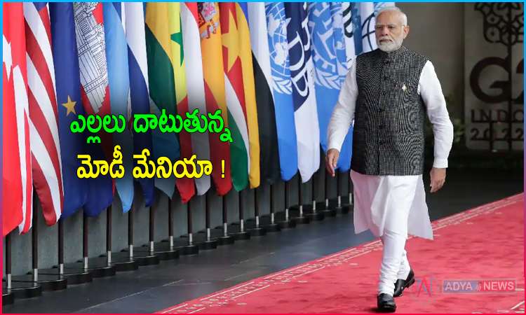 PM Narendra Modi greets the gathering at the Indian community event in Bali, Indonesia