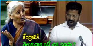 Nirmala Sitharaman Comments on Revanth Reddy Hindi Speech in Lok Sabha