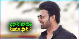 No Expectations on Prabhas and Maruthi Movie?