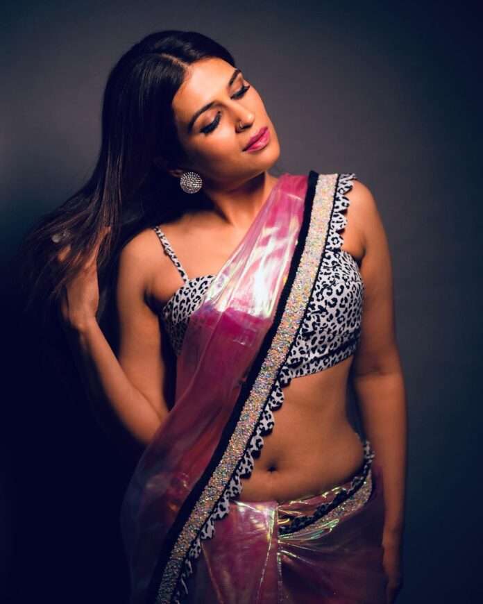 Shraddha Das Stunning Looks In Saree (4)