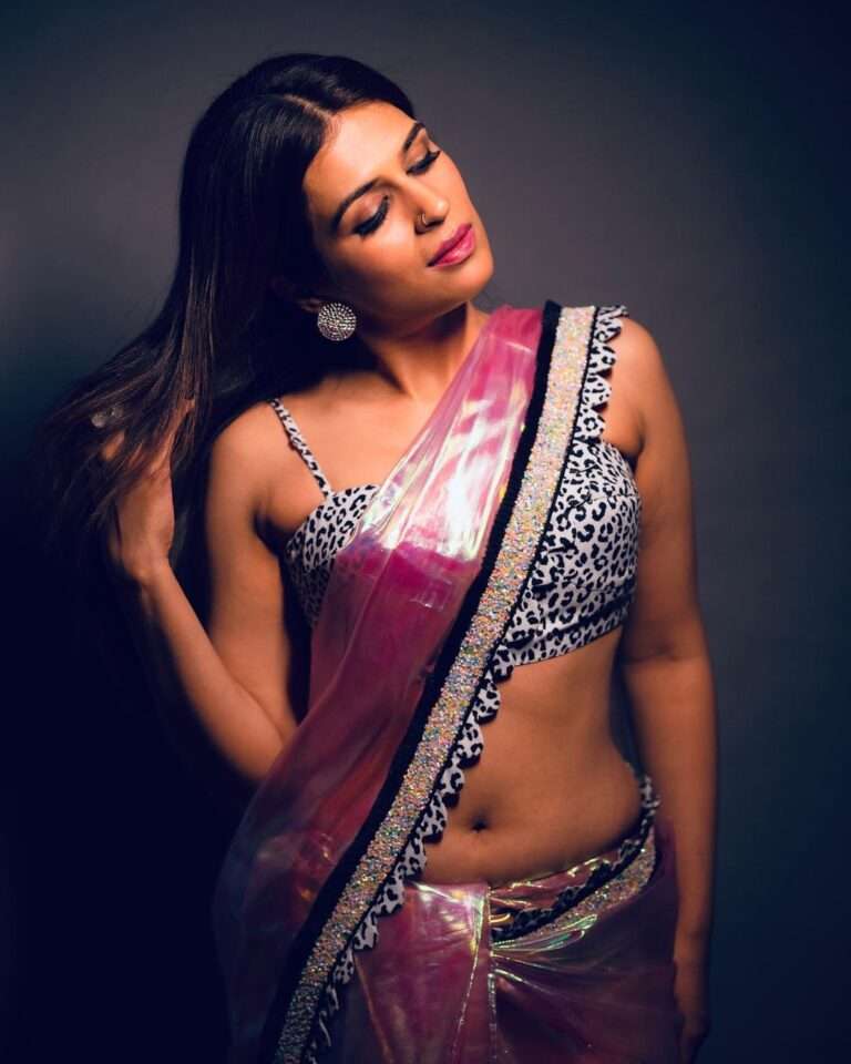 Shraddha Das Stunning Looks In Saree (4)