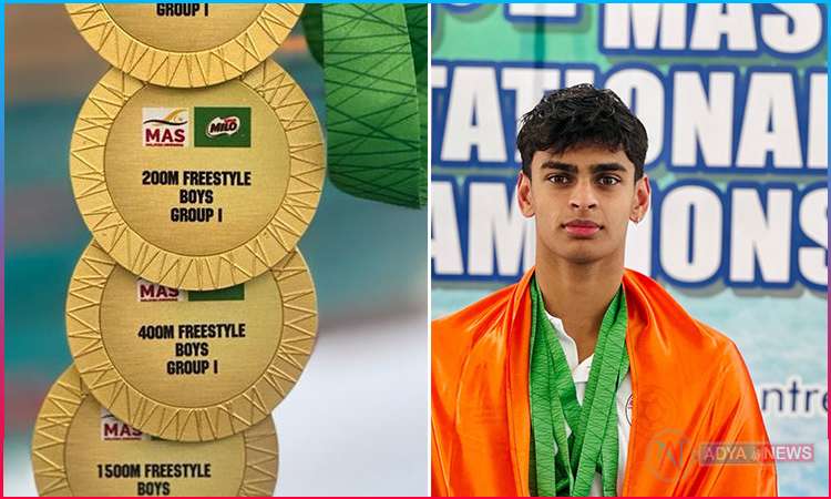 Madhavan's son Vedaant wins 5 gold medals for country