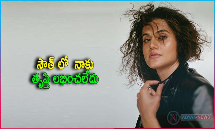 Taapsee Pannu Comments on South Industry