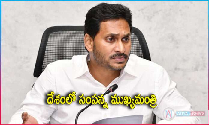 YS Jagan Mohan Reddy Richest Chief Minister in India