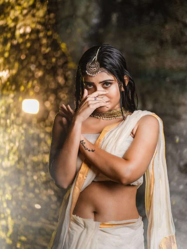 Ananya Nagalla Beautiful Looks in White Saree