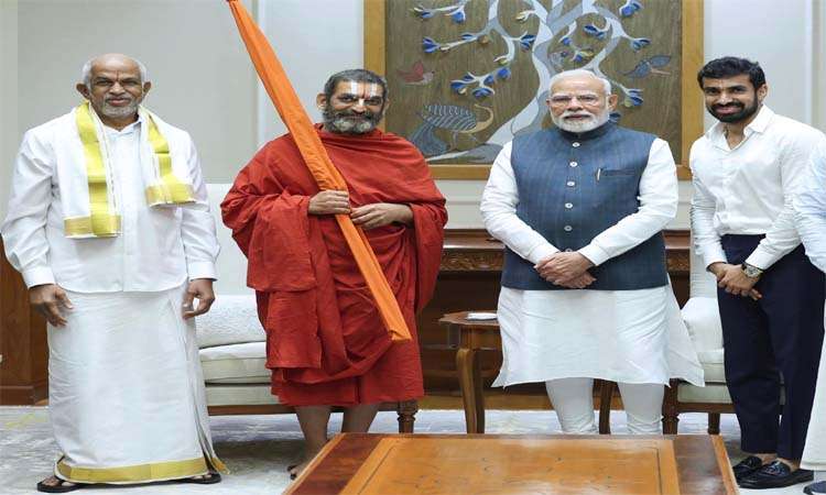 ప్రధాని మోదీతో చినజీయర్ స్వామి భేటీ