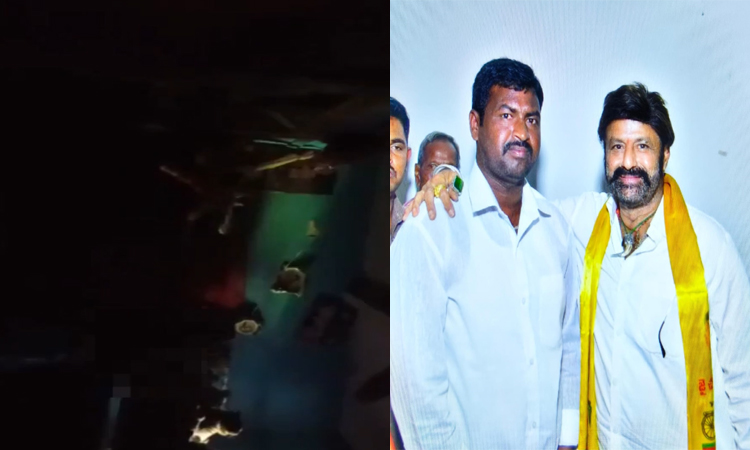 హిందూపురంలో టీడీపీ నేత వికృత చేష్టలు