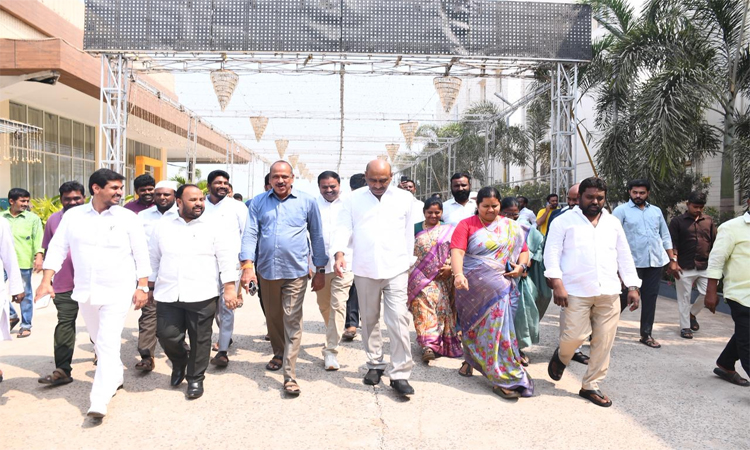 గుంటూరుకు జగన్‌..ఏర్పాట్ల పరిశీలన