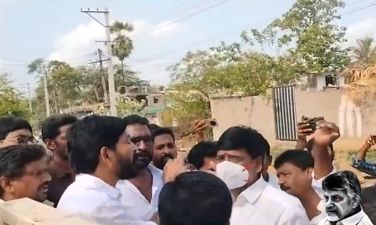 జగ్గంపేటలో టీడీపీ ఎమ్మెల్యే దౌర్జన్యం!