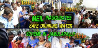 MEIL inaugurates safe drinking water scheme in Jamulapally