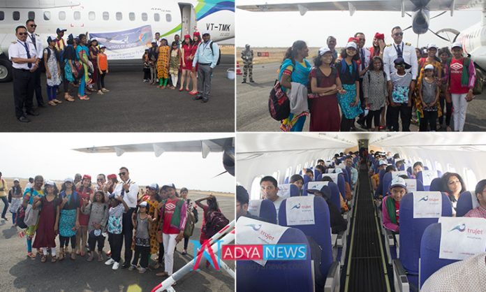 Air Travel Experience to Orphan Children by Trujet