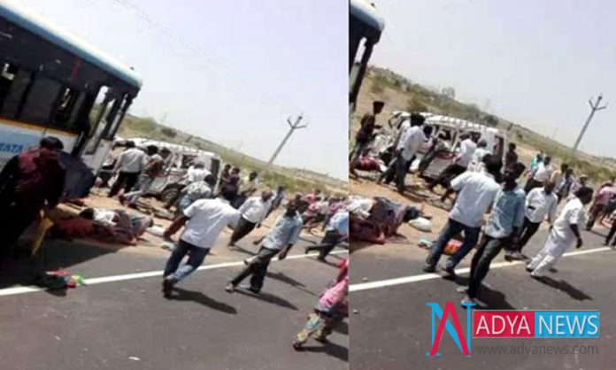 An Extreme Road Accident Took Place in Nalgonda With 7 People Dead