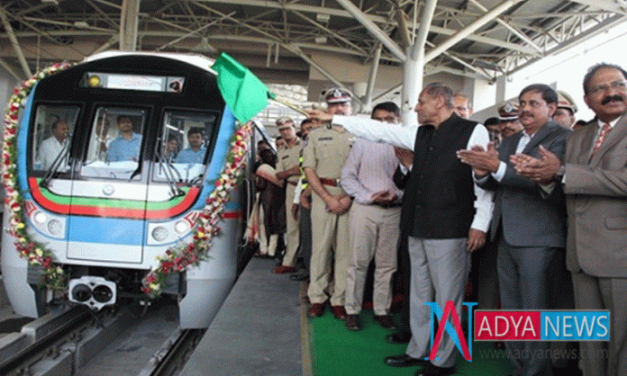 Telugu States Governor Inaugurated the Metro Rail Services To Hi-Tech City