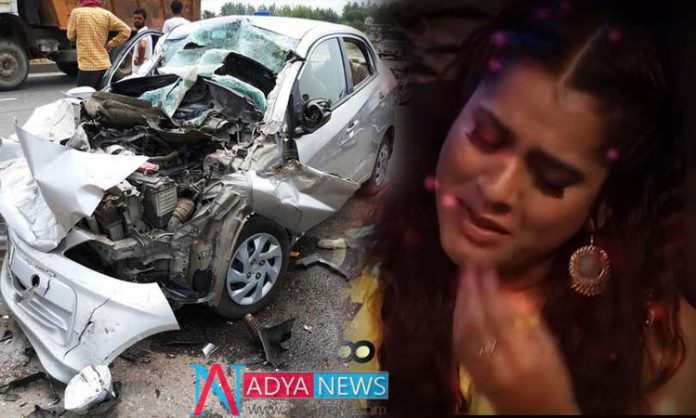 Jabardasth Anchor Gets Troubles With Her New car Accident