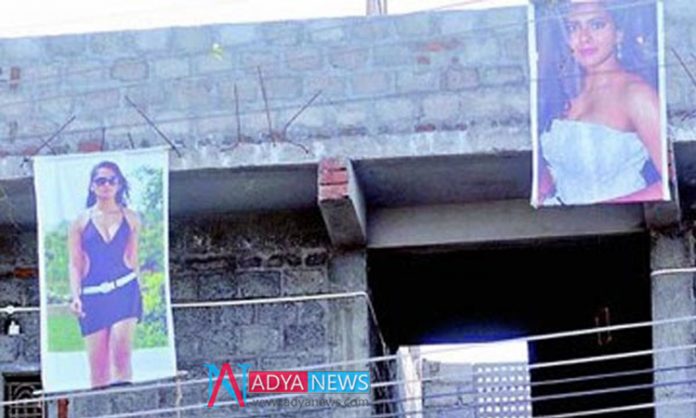 People Are Shocked With The Reason Of Actress Photos On New Building