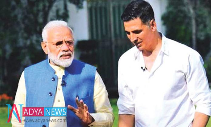 People Eyeballs Raises With Modi- Akshay's Casual Talk