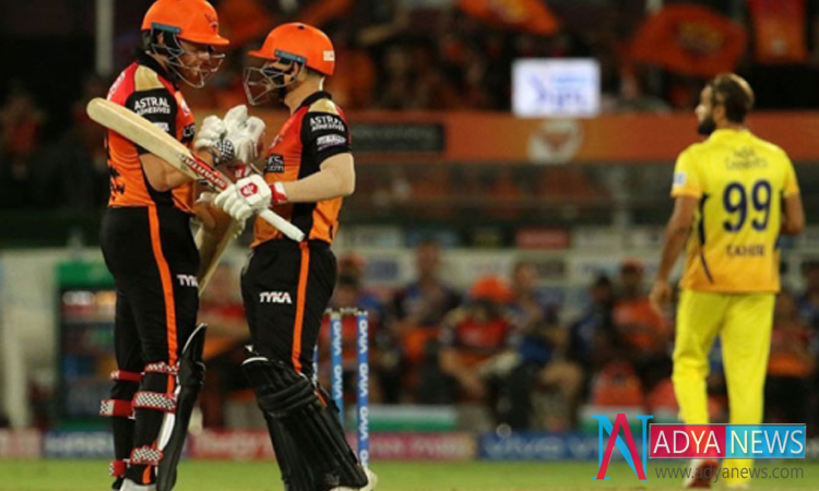 Sunrisers Hyderabad Shows Wonderful Performance To Defeat CSK