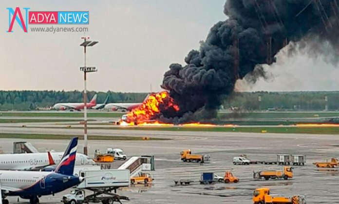 About 41 Passengers Died in Plane Accident At Moscow Airport