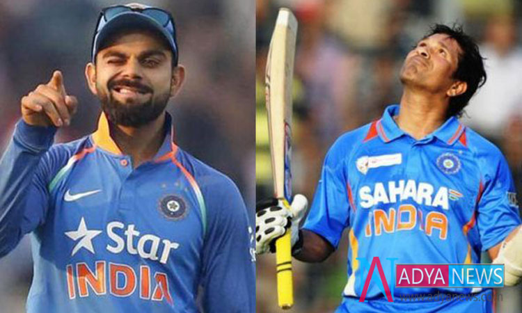 Today India Hopes On Virat Kohli To Break The Tendulkar Records