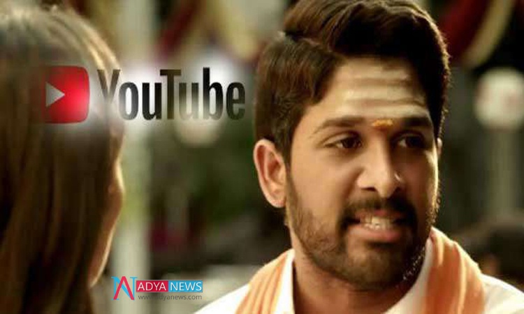 Allu Arjun Raised To Top Position In Youtube With DJ Movie