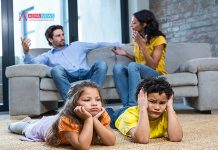 Parents Work Busy Creates the Disturbance With Children