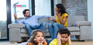 Parents Work Busy Creates the Disturbance With Children