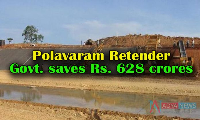 Polavaram Retender : Govt. saves Rs. 628 crores