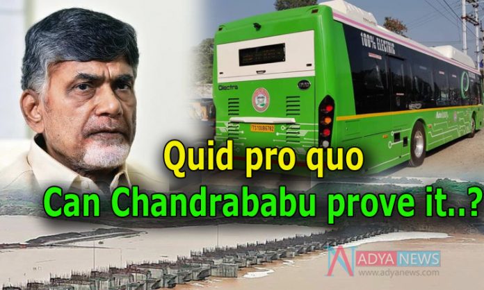 Polavaram and Electric Buses: Quid pro quo Can Chandrababu prove it?