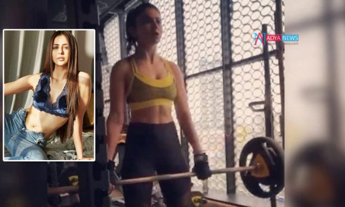 Rakul-Preet-slays-millions- Rakul Preet slays millions of her followers with deadlifting 175 Pounds