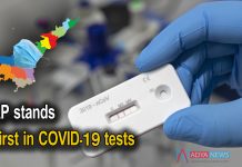 AP stands first in COVID-19 tests