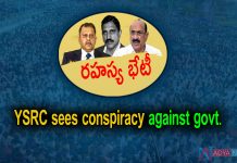 YSRC sees conspiracy against govt