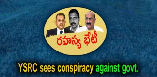 YSRC sees conspiracy against govt