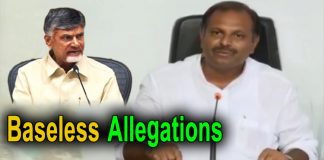 Chandrababu making baseless allegations says Srikanth Reddy