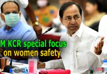 CM KCR special focus on women safety