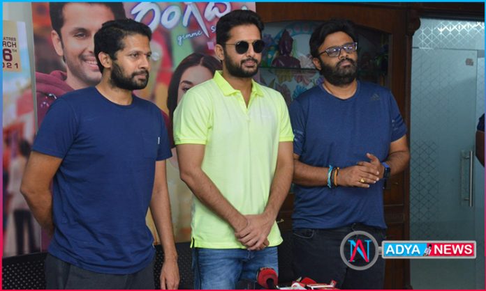 Rang De Success celebrations Happy with hat-trick hits with Sithara Entertainments: Nithiin