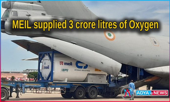 MEIL imports 11 Cryogenic tanks for Telangana govt to mitigate O2 crunch