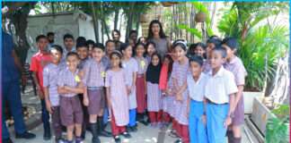 Lakshmi Manchu celebrates her Birthday with Government School Children