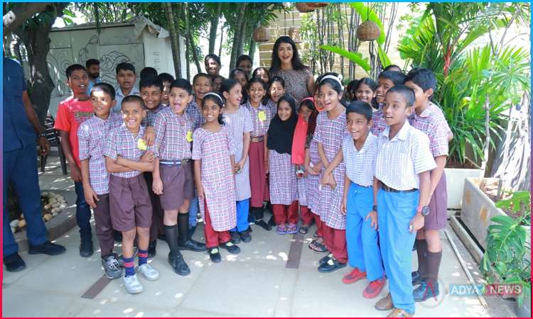 Lakshmi Manchu celebrates her Birthday with Government School Children